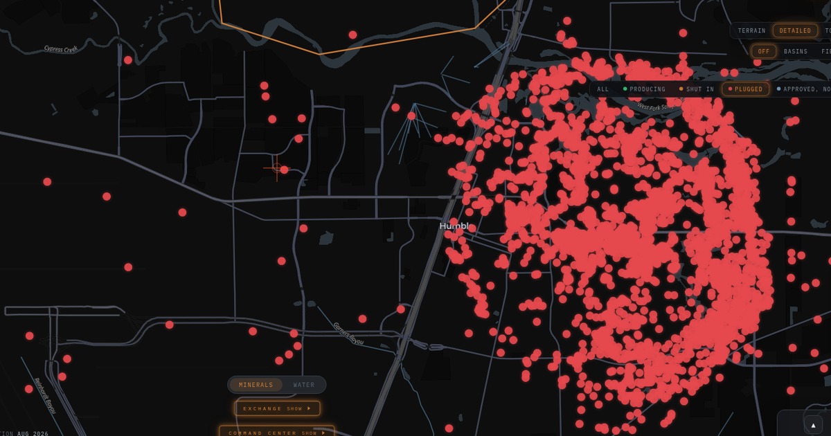 Harris County Has 12,793 Wells of Record; 5,618 Are Plugged, Strata9 Data Show